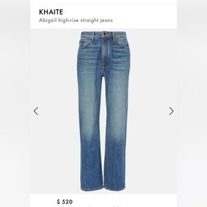 Khaite Abigail jeans size 26